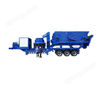 輪胎移動式系列圓錐式移動破碎站